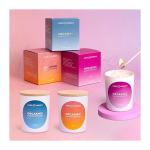 SMILE MAKERS ORGASMIC MANIFESTATION CANDLE - AVAILABLE IN 3 FRAGRANCES - Beauty Bar 