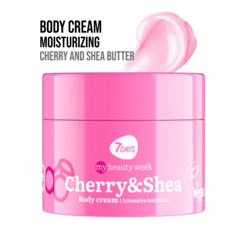 7DAYS INTENSIVE NUTRITION CHERRY & SHEA BODY CREAM 250ML - Beauty Bar 