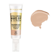Load image into Gallery viewer, DERMACOL HYALURON MAKE-UP AND SERUM AVAILABLE IN 4 SHADES
