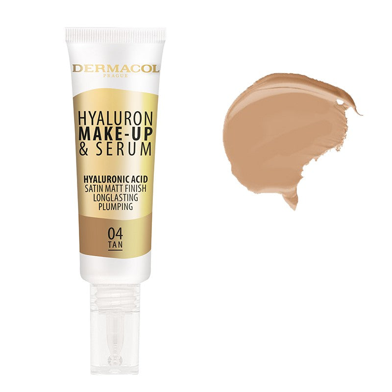 DERMACOL HYALURON MAKE-UP AND SERUM AVAILABLE IN 4 SHADES - Beauty Bar 