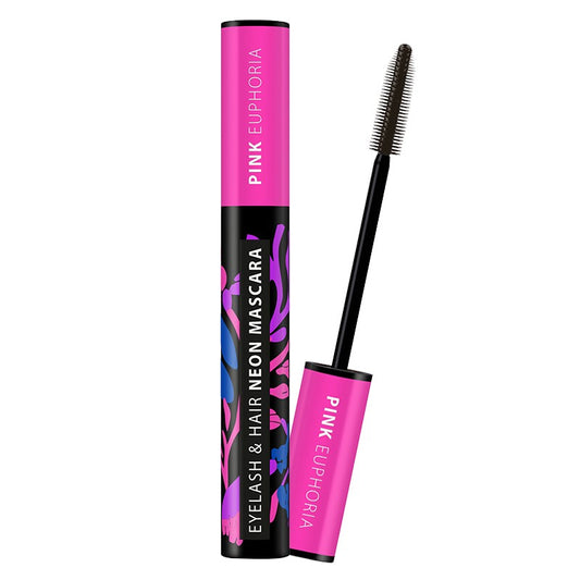 DERMACOL EYELASH & HAIR NEON MASCARA PINK EUPHORIA - Beauty Bar 