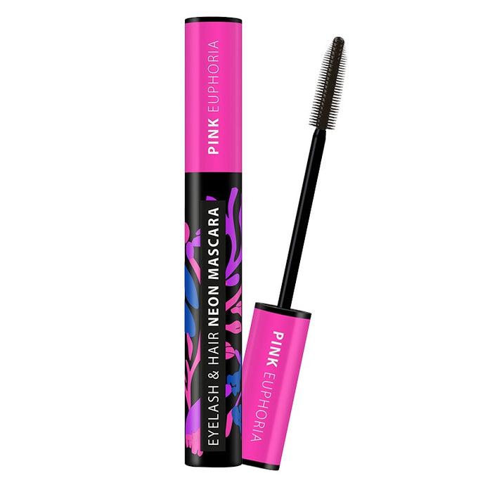 DERMACOL EYELASH & HAIR NEON MASCARA PINK EUPHORIA - Beauty Bar 