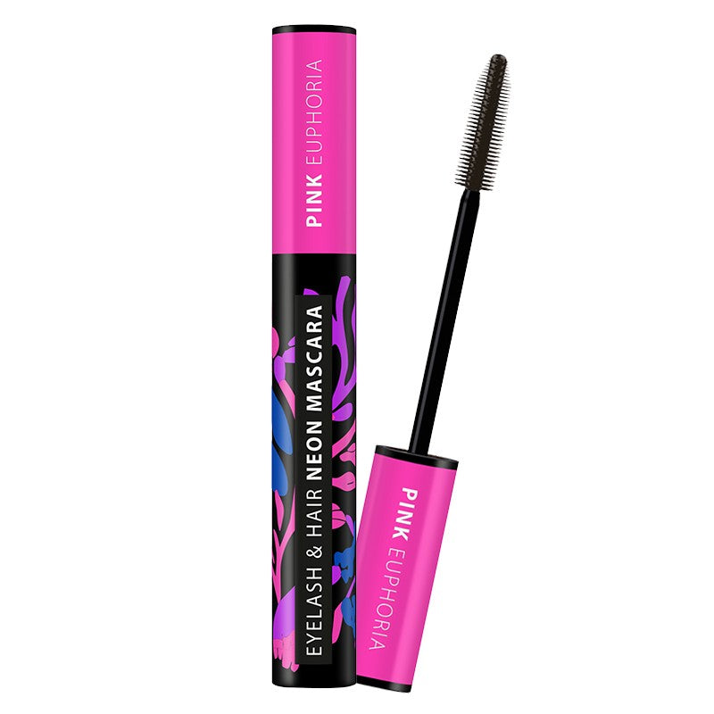 DERMACOL EYELASH & HAIR NEON MASCARA PINK EUPHORIA