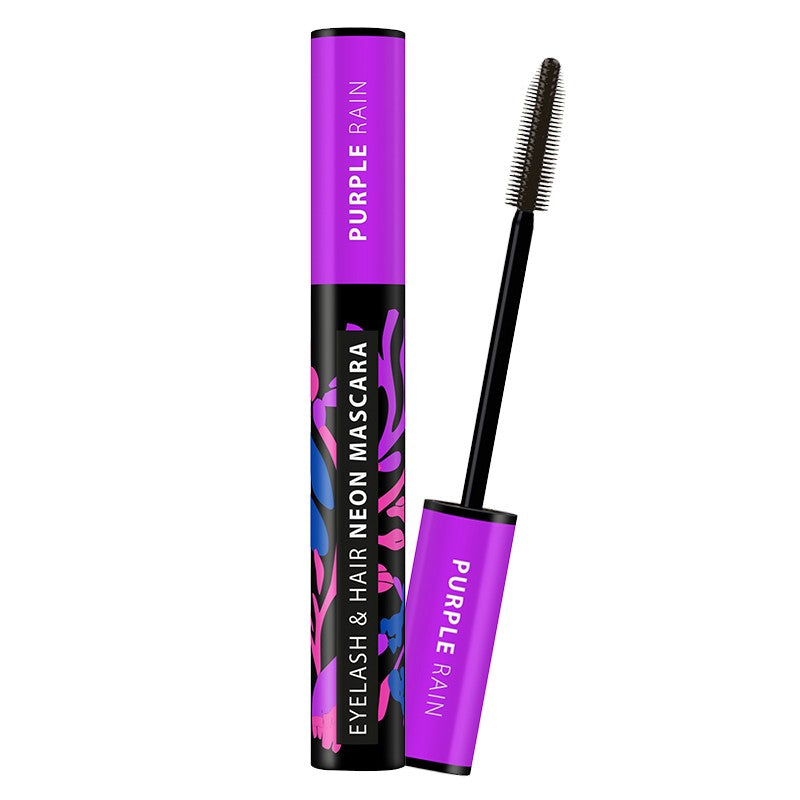 DERMACOL EYELASH & HAIR NEON MASCARA PURPLE RAIN - Beauty Bar 