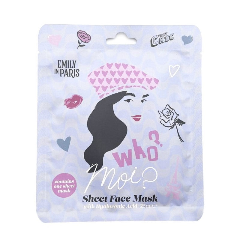 CORSAIR EMILY IN PARIS FACE MASK HYARURONIC ACID BLUE 24