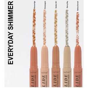 TECHNIC SHIMMER GLIDE EYESHADOW STICK - AVAILABLE IN 5 SHADES - Beauty Bar 