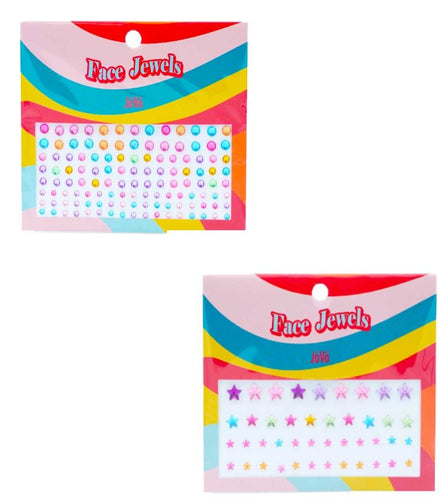 JOVO FACE JEWELS - AVAILABLE IN 6 STYLE - Beauty Bar 