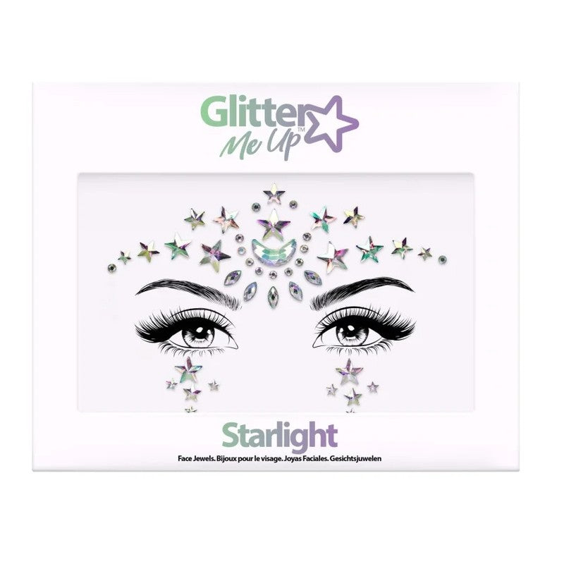 PAINT GLOW FACE JEWELS - STARLIGHT