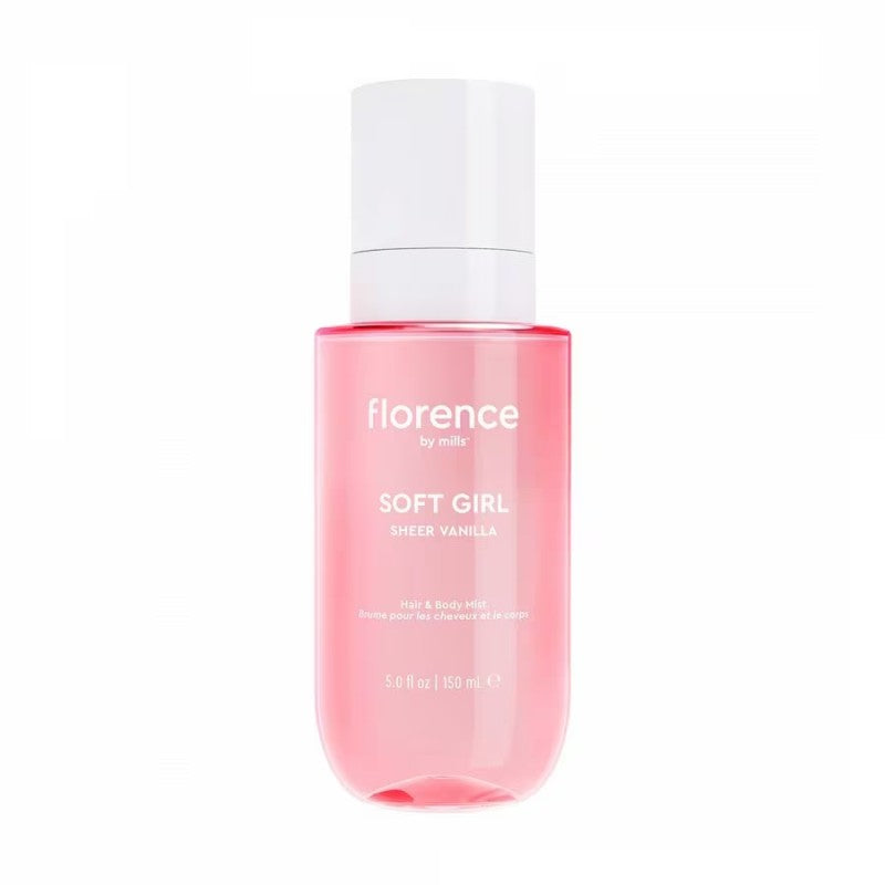 FLORENCE BY MILLS - SOFT GIRL SHEER VANILLA HAIR & BODY MIST 150ML - Beauty Bar 