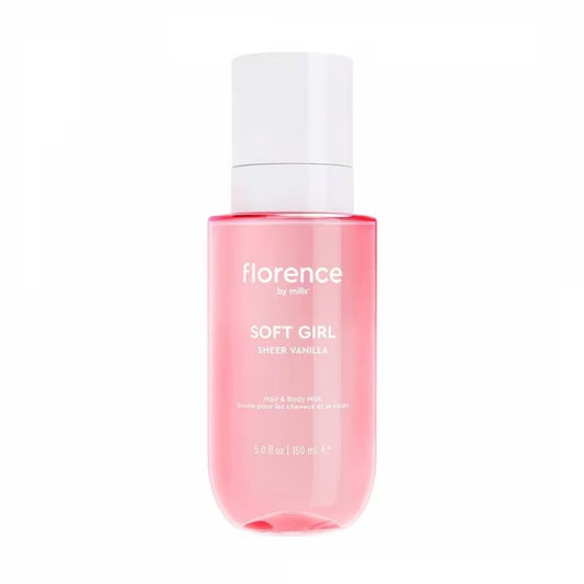 FLORENCE BY MILLS - SOFT GIRL SHEER VANILLA HAIR & BODY MIST 150ML - Beauty Bar 