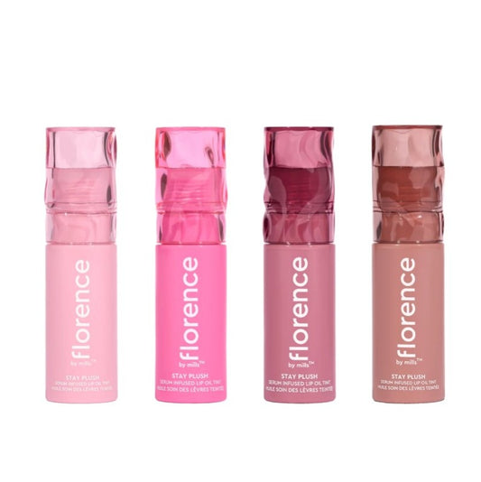 FLORENCE BY MILLS - STAY PLUSH LIP OIL AVAILABLE IN 4 SHADES - Beauty Bar 