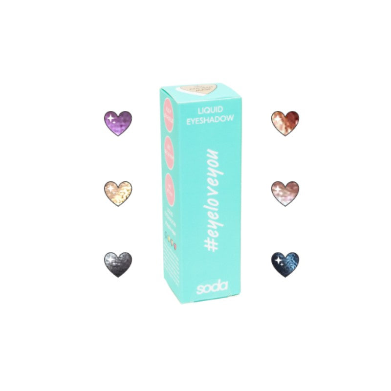 SODA LIQUID EYESHADOW AVAILABLE IN 6 SHADES - Beauty Bar 