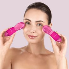 Load image into Gallery viewer, GESKE WARM DUO EYE MASSAGER 7 in 1 MAGENTA - Beauty Bar 
