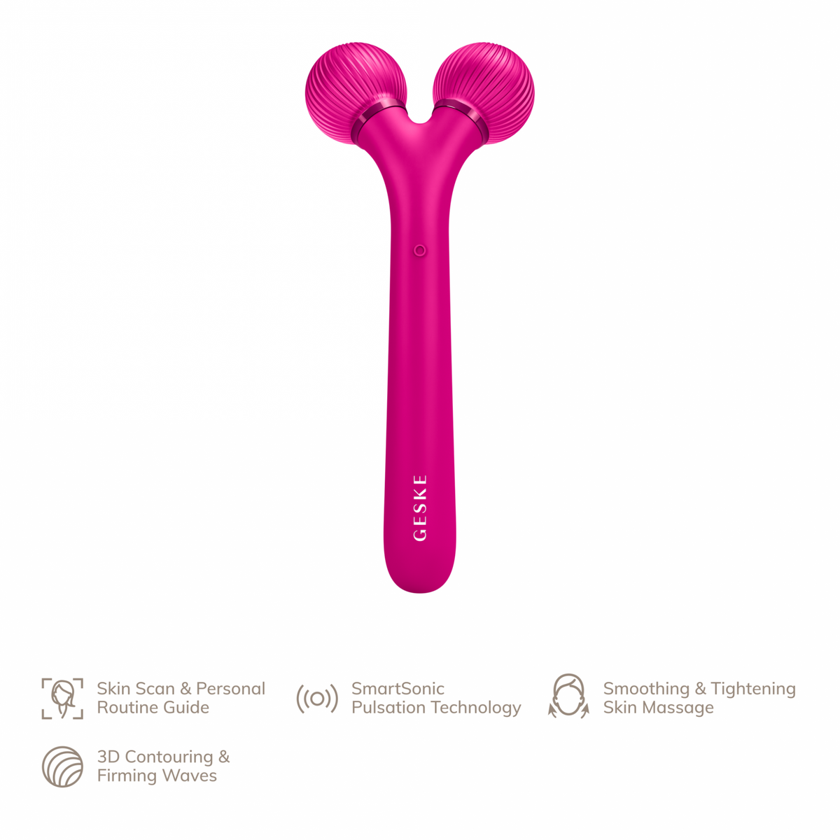 GESKE SONIC FACIAL ROLLER 4IN1 - AVAILABLE IN 3 COLOURS - Beauty Bar 