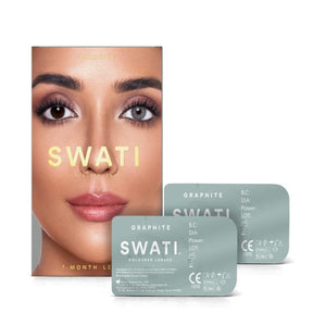 SWATI GRAPHITE - 1 MONTH LENSES - Beauty Bar 