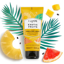 Load image into Gallery viewer, I LOVE SIGNATURE GLAZED EXOTIC FRUITS HAND&amp;NAIL CREAM 100ML - Beauty Bar 
