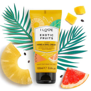 I LOVE SIGNATURE GLAZED EXOTIC FRUITS HAND&NAIL CREAM 100ML - Beauty Bar 