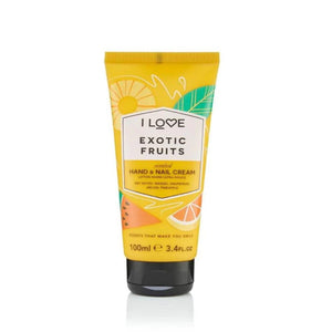 I LOVE SIGNATURE GLAZED EXOTIC FRUITS HAND&NAIL CREAM 100ML - Beauty Bar 