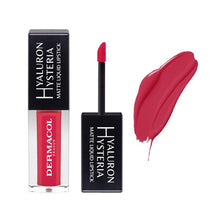 Load image into Gallery viewer, DERMACOL HYALURON HYSTERIA SUPER MATTE LIQ.LIPSTICK - AVAILABLE IN 8 SHADES - Beauty Bar 
