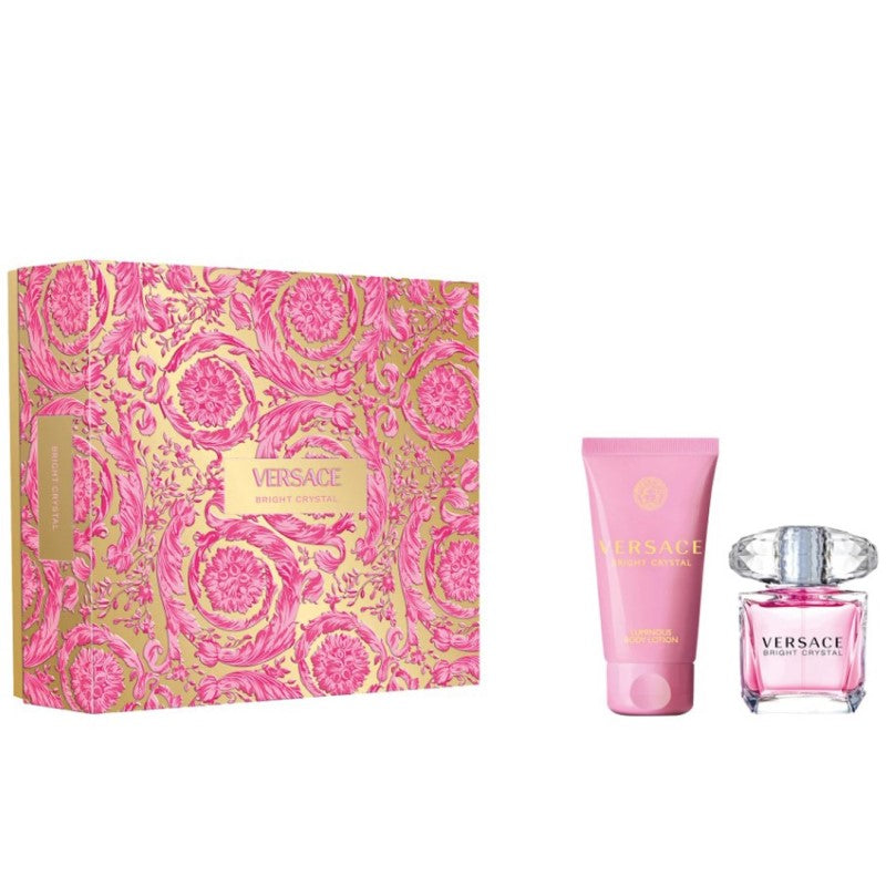VERSACE BRIGHT CRYSTAL EDT 30ML SET 24