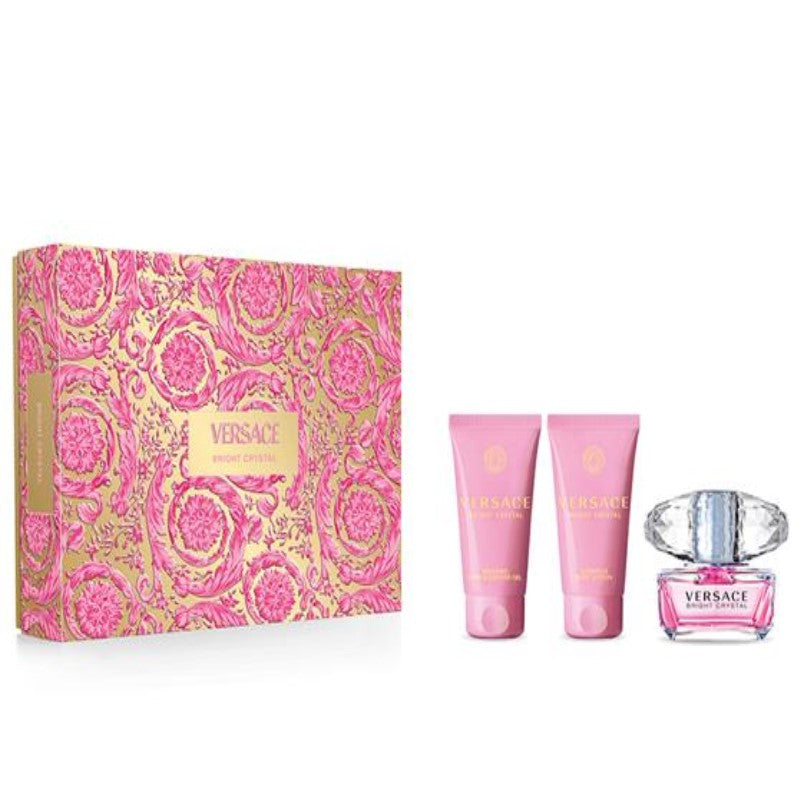 VERSACE BRIGHT CRYSTAL EDT 50ML SET 24