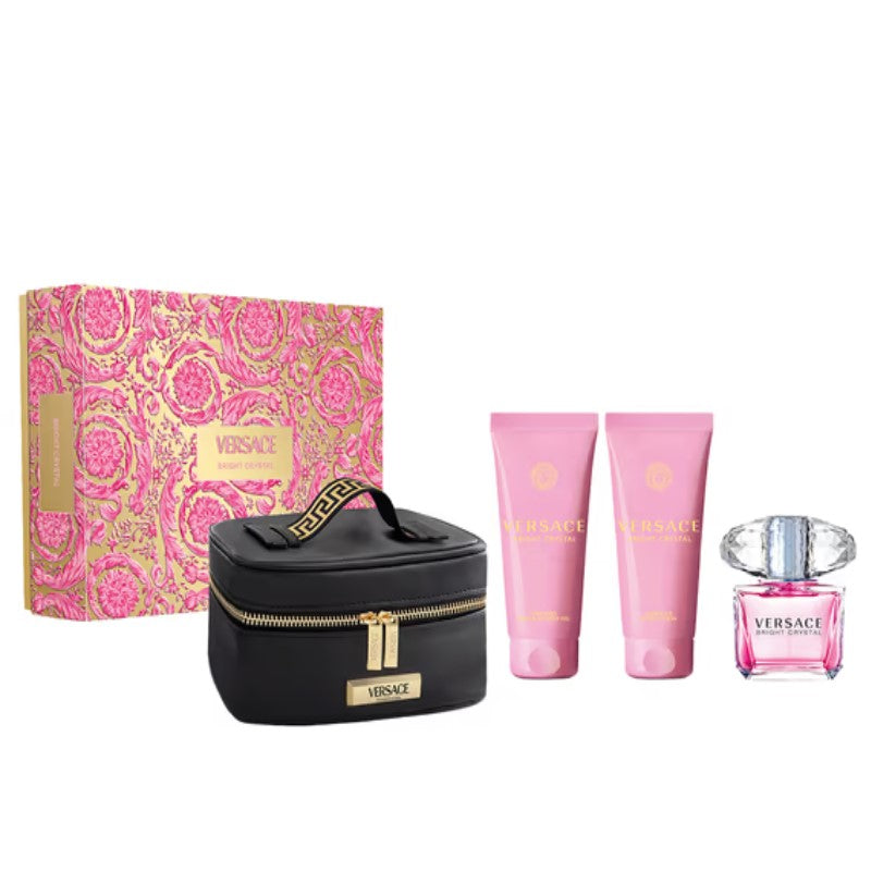 VERSACE BRIGHT CRYSTAL EDT 90ML SET 24