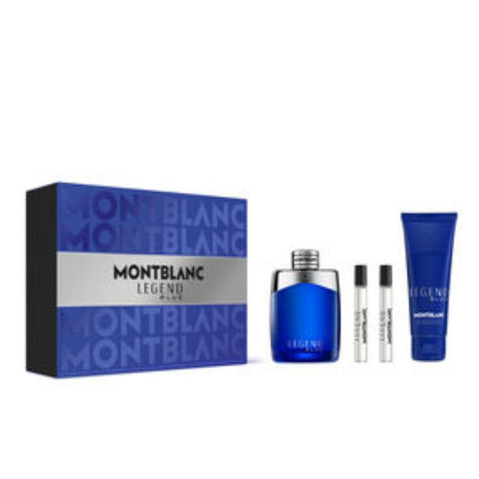 MONTBLANC LEGENT BLUE EDP 100ML & MINI & SHOWER GEL 100ML SET - Beauty Bar 