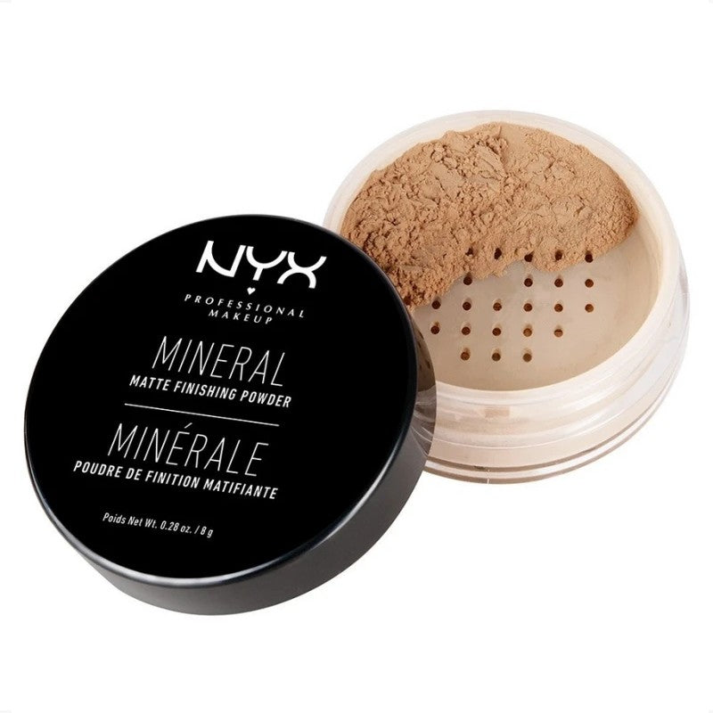 NYX MINERAL FINISHING POWDER - MEDIUM/DARK - Beauty Bar 