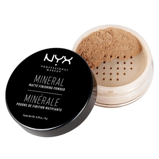 NYX MINERAL FINISHING POWDER - MEDIUM/DARK - Beauty Bar 