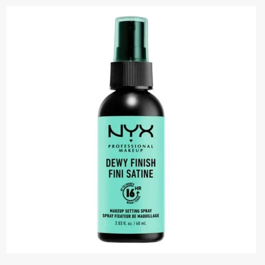 NYX MAKE UP SETTING SPRAY - DEWY FINISH/LONG LASTING - Beauty Bar 