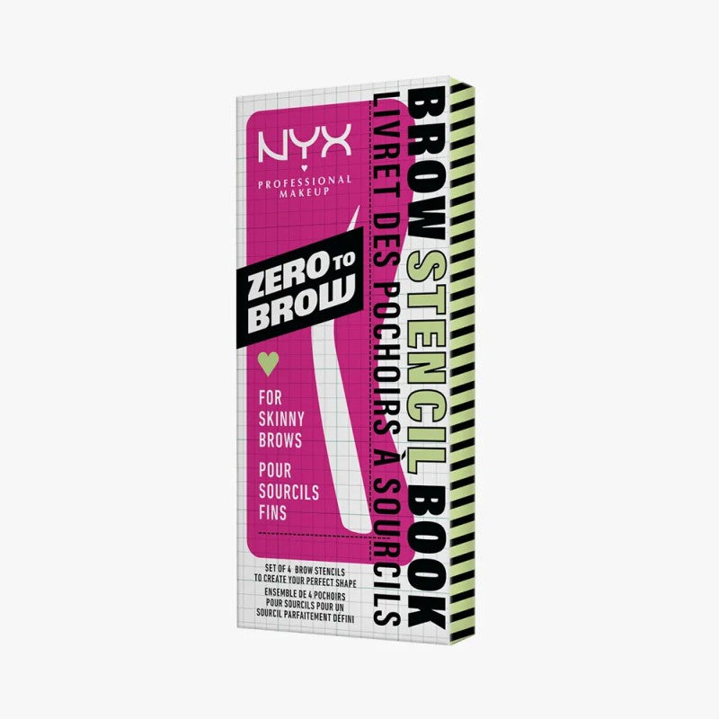 NYX ZERO TO BROW GEL STENCIL THIN BROW - Beauty Bar 