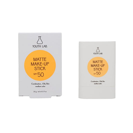 YOUTH LAB MATTE MAKE-UP STICK SUNSCREEN STICK SPF50 20G-AVAILABLE IN 4 SHADES - Beauty Bar 