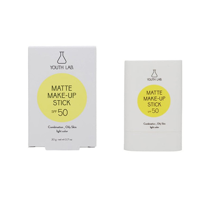 YOUTH LAB MATTE MAKE-UP STICK SUNSCREEN STICK SPF50 20G-AVAILABLE IN 4 SHADES - Beauty Bar 
