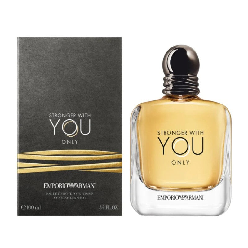EMPORIO ARMANI STRONGER WITH YOU ONLY EDT - AVAILABLE IN 2 SIZES - Beauty Bar 