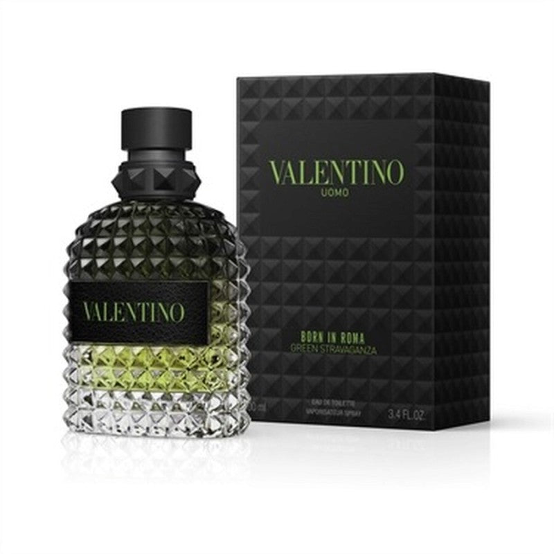 VALENTINO BORN IN ROMA GREEN UOMO EDT AVAILABLE IN 2 SIZES - Beauty Bar 