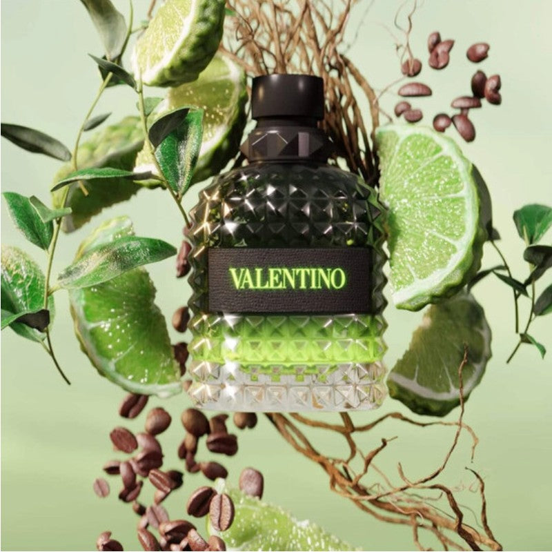 VALENTINO BORN IN ROMA GREEN UOMO EDT AVAILABLE IN 2 SIZES - Beauty Bar 