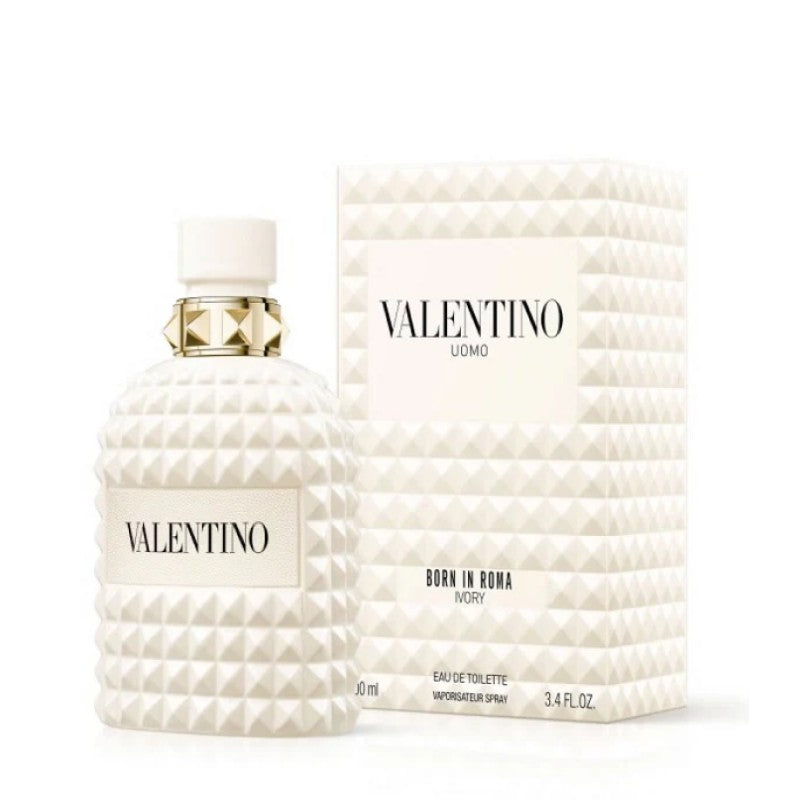 VALENTINO BORN IN ROMA IVORY UOMO EDT 100ML - Beauty Bar 