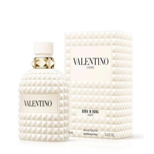 VALENTINO BORN IN ROMA IVORY UOMO EDT 100ML - Beauty Bar 