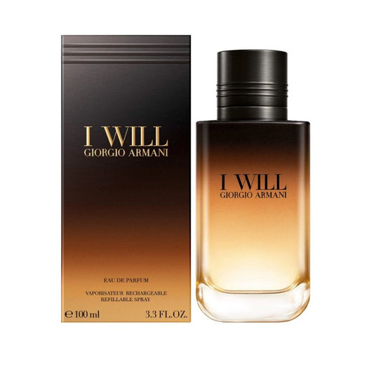 GIORGIO ARMANI I WILL EDP AVAILABLE IN 3 SIZES
