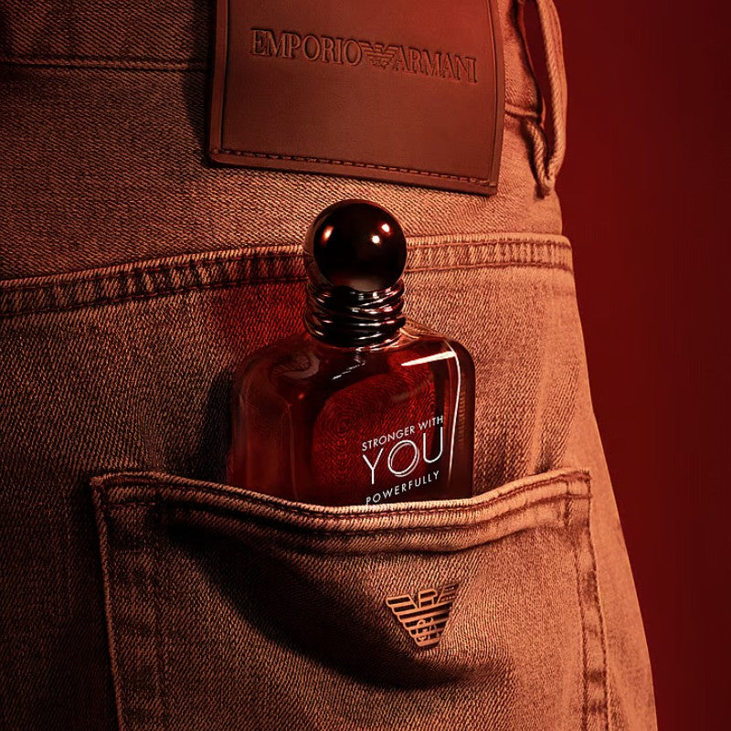 GIORGIO ARMANI STRONGER WITH YOU POWERFULLY EDP AVAILABLE IN 2 SIZES - Beauty Bar 