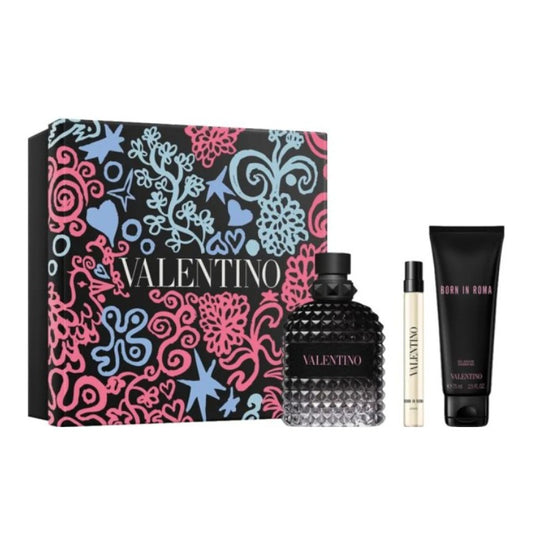 VALENTINO BORN IN ROMA UOMO EDT 100ML SET - Beauty Bar 