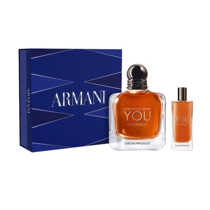 GIORGIO ARMANI STRONGER WITH YOU INTENSLY EDP 100ML & EDP 15ML SET - Beauty Bar 