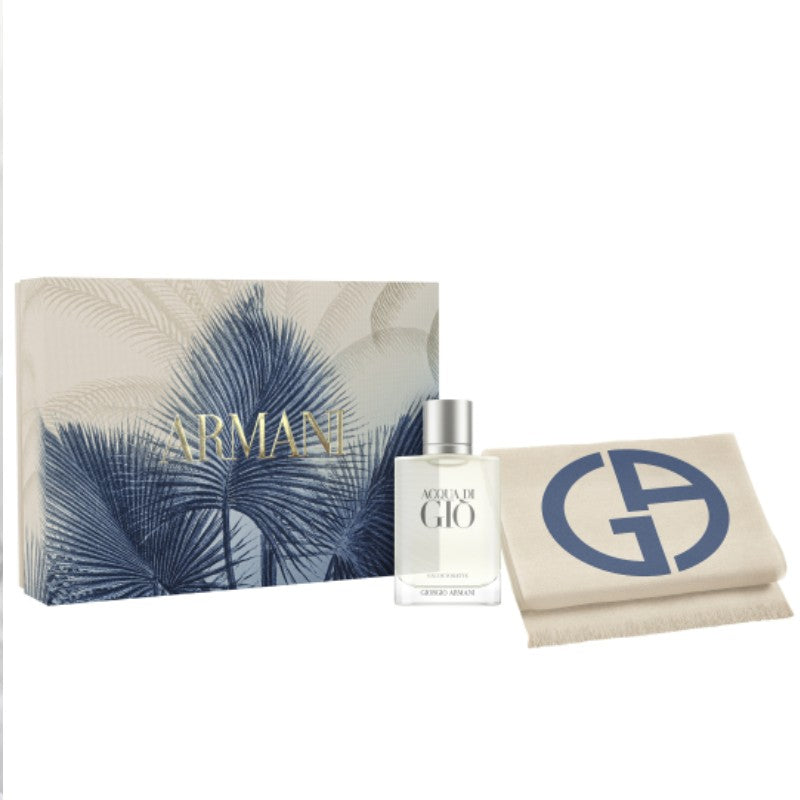 GIORGIO ARMANI AQUA DI GIO EDT 100ML & BEACH TOWEL SET - Beauty Bar 