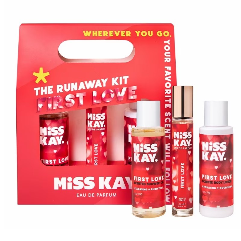 MISS KAY RUNAWAY KIT FIRST LOVE 3PCS - Beauty Bar 