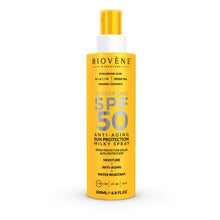 Load image into Gallery viewer, BIOVENE HYALURONIC SPF 50 ANTI-AGING SUN PROTECTION MILKY SPRAY 200ML - Beauty Bar 
