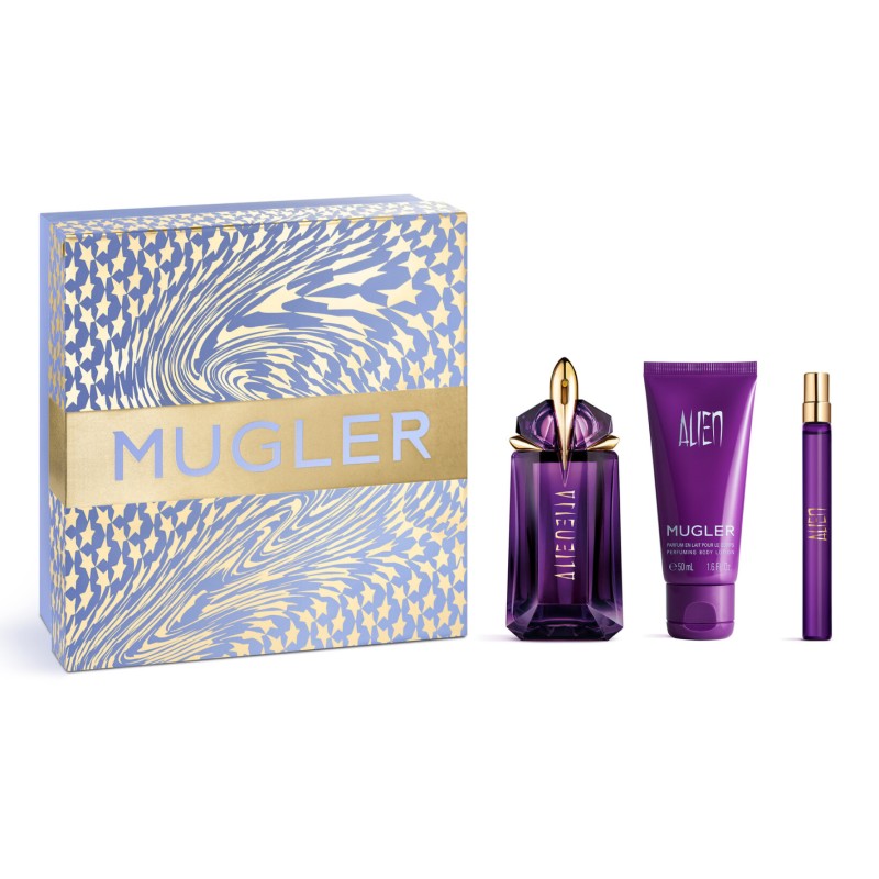 THIERRY MUGLER ALIEN EDP 60ML&10ML & BODY LOTION 50ML SET - Beauty Bar 