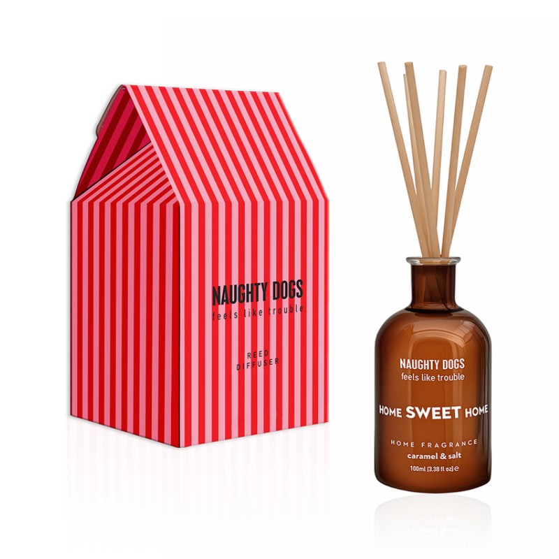 NAUGHTY DOGS DIFFUSER HOME SWEET HOME SALTED CARAMEL 100ML
