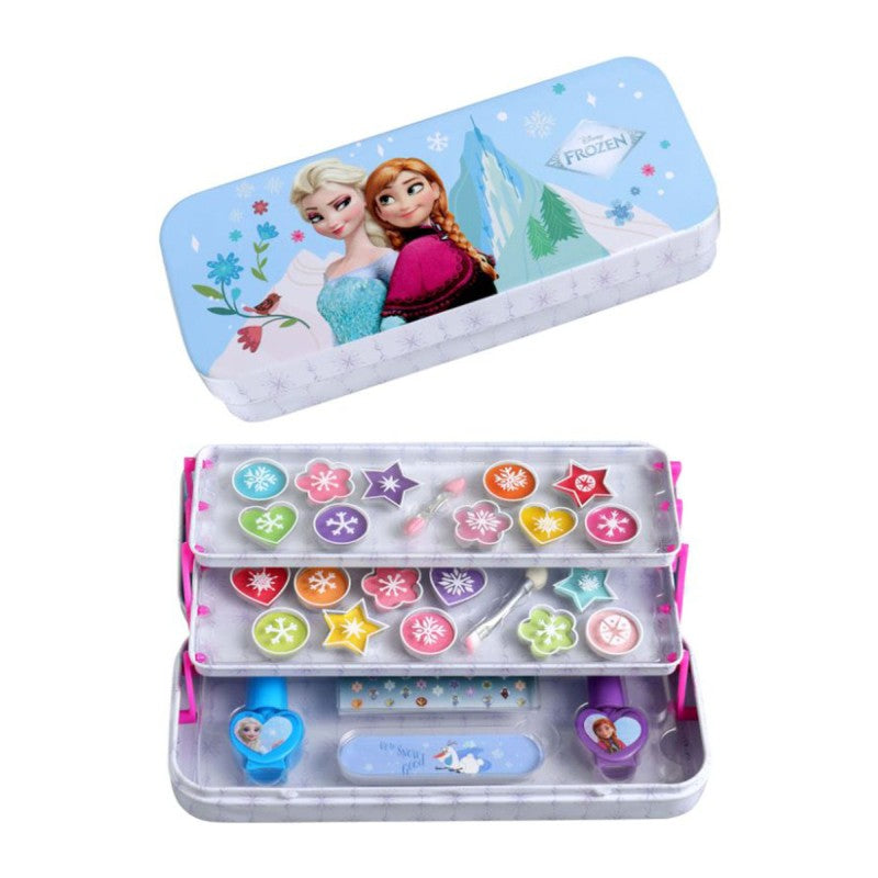 AIRVAL FROZEN MAKEUP TIN WITH 3 FOLDING TRAYS - Beauty Bar 