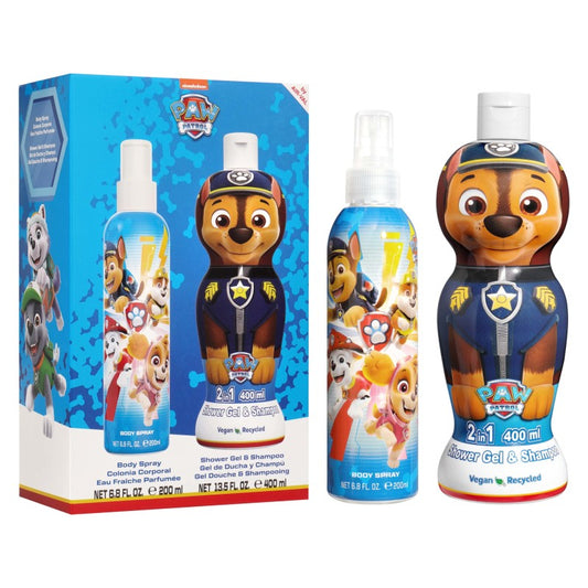 AIRVAL PAW PATROL BODY SPRAY 200ML+SHOWER GEL+SHAMPOO 400ML SET - Beauty Bar 
