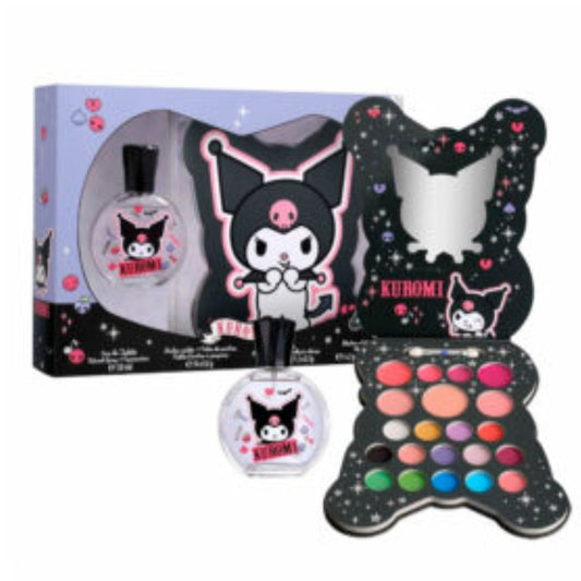 AIRVAL KUROMI MAKEUP BAG EDT 50ML+LIPGLOSS SET - Beauty Bar 